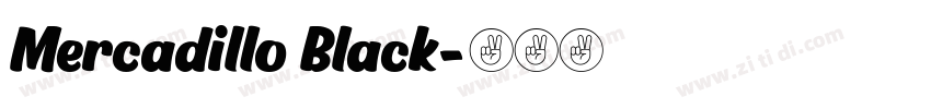 Mercadillo Black字体转换